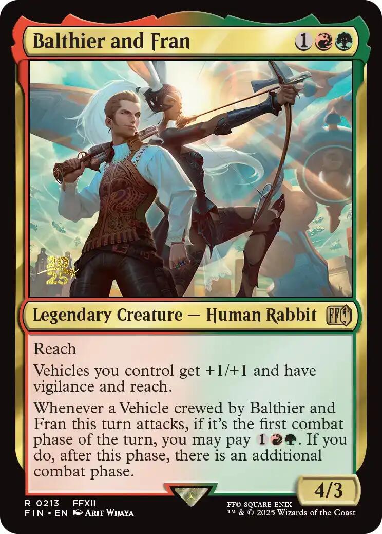 Balthier and Fran [FINAL FANTASY Prerelease Promo] | Magic Magpie