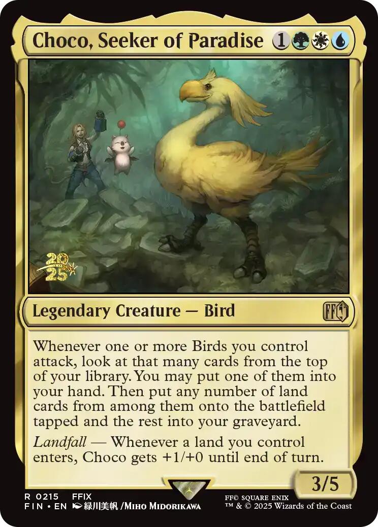 Choco, Seeker of Paradise [FINAL FANTASY Prerelease Promo] | Magic Magpie