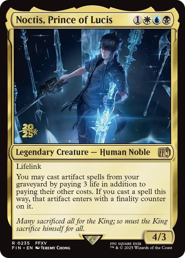 Noctis, Prince of Lucis [FINAL FANTASY Prerelease Promo] | Magic Magpie