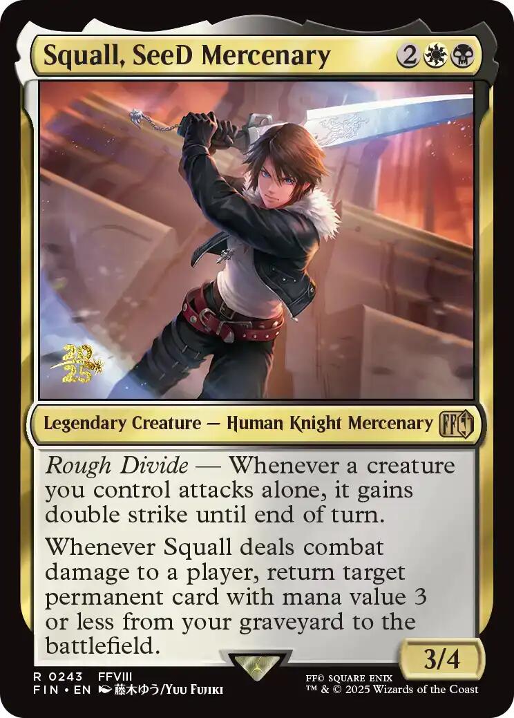 Squall, SeeD Mercenary [FINAL FANTASY Prerelease Promo] | Magic Magpie