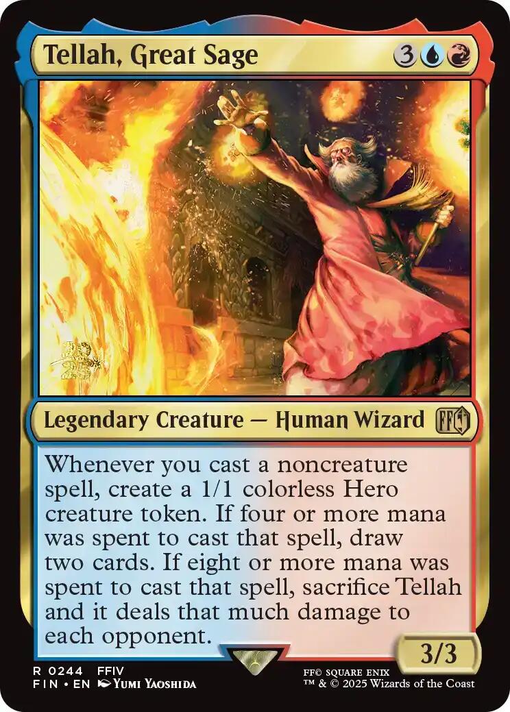 Tellah, Great Sage [FINAL FANTASY Prerelease Promo] | Magic Magpie