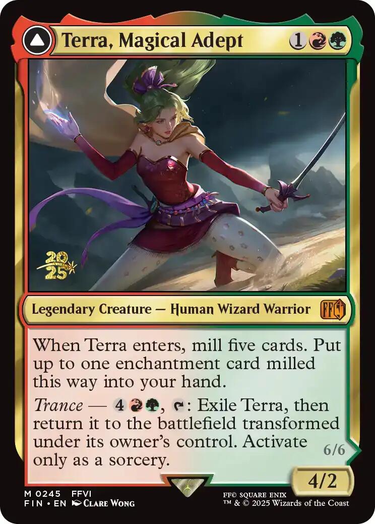 Terra, Magical Adept // Esper Terra [FINAL FANTASY Prerelease Promo] | Magic Magpie