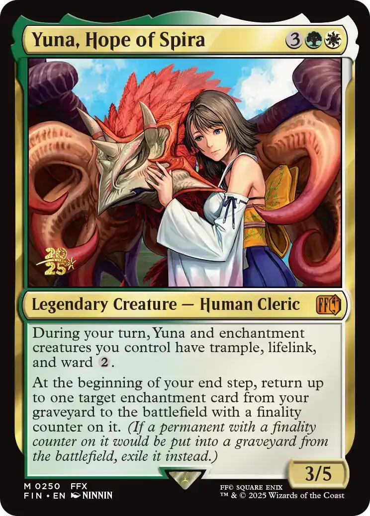 Yuna, Hope of Spira [FINAL FANTASY Prerelease Promo] | Magic Magpie