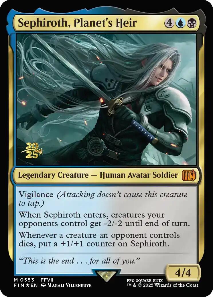 Sephiroth, Planet's Heir [FINAL FANTASY Prerelease Promo] | Magic Magpie