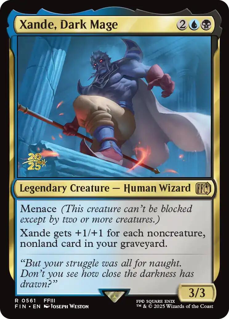 Xande, Dark Mage [FINAL FANTASY Prerelease Promo] | Magic Magpie