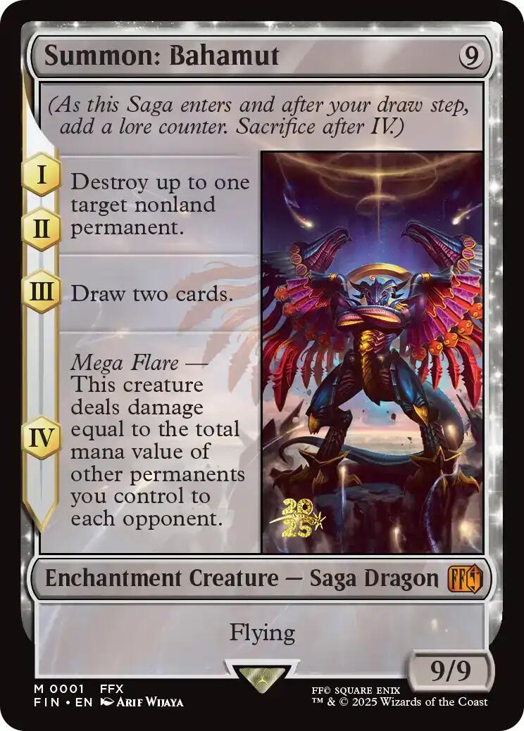 Summon: Bahamut [FINAL FANTASY Prerelease Promo] | Magic Magpie