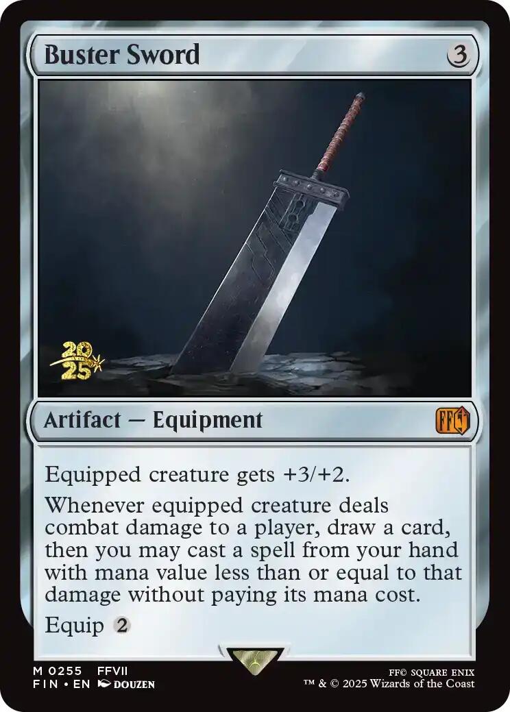Buster Sword [FINAL FANTASY Prerelease Promo] | Magic Magpie