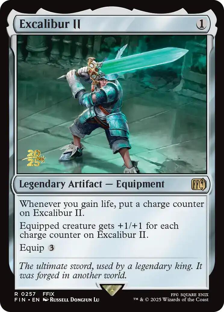 Excalibur II [FINAL FANTASY Prerelease Promo] | Magic Magpie