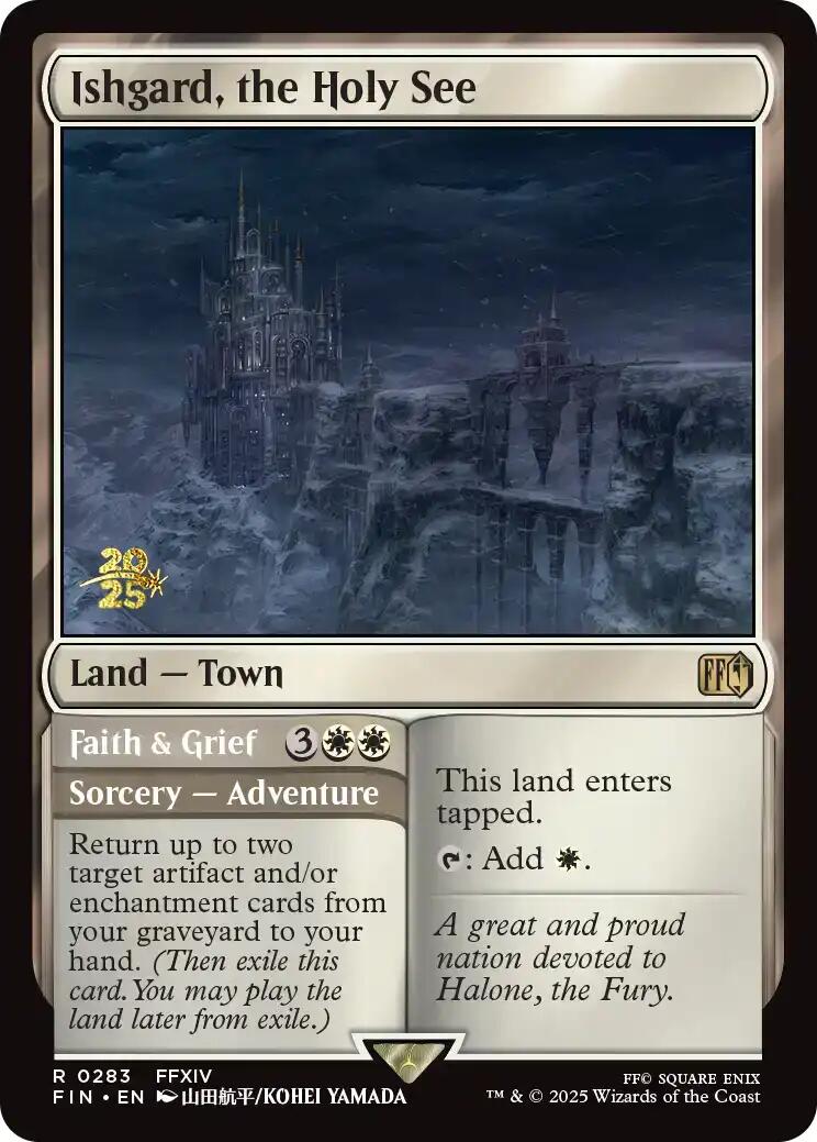 Ishgard, the Holy See [FINAL FANTASY Prerelease Promo] | Magic Magpie