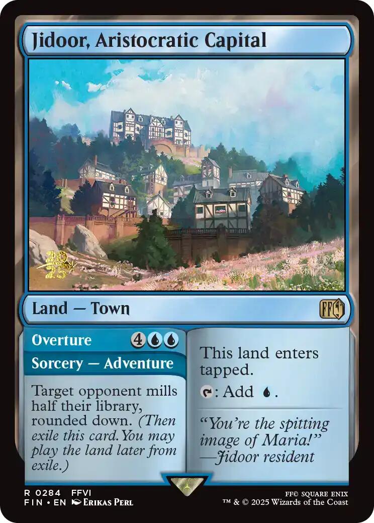 Jidoor, Aristocratic Capital [FINAL FANTASY Prerelease Promo] | Magic Magpie