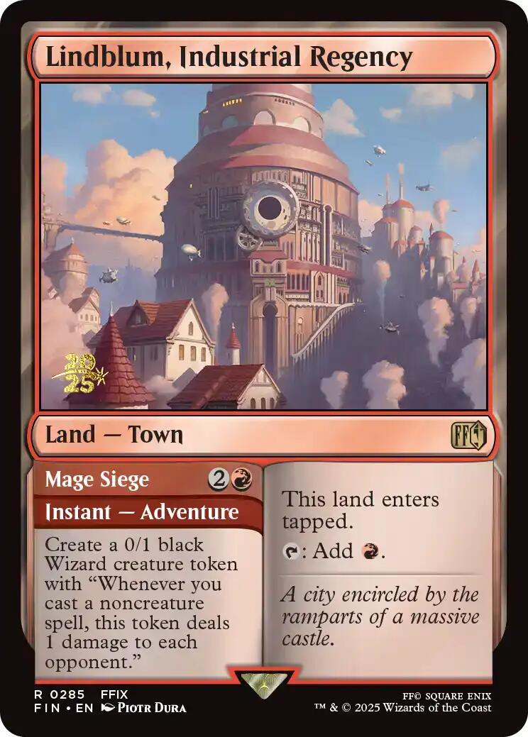 Lindblum, Industrial Regency [FINAL FANTASY Prerelease Promo] | Magic Magpie