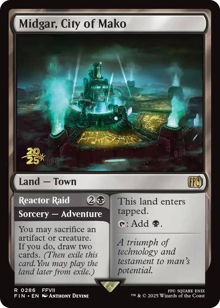 Midgar, City of Mako [FINAL FANTASY Prerelease Promo] | Magic Magpie