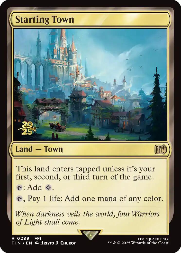 Starting Town [FINAL FANTASY Prerelease Promo] | Magic Magpie