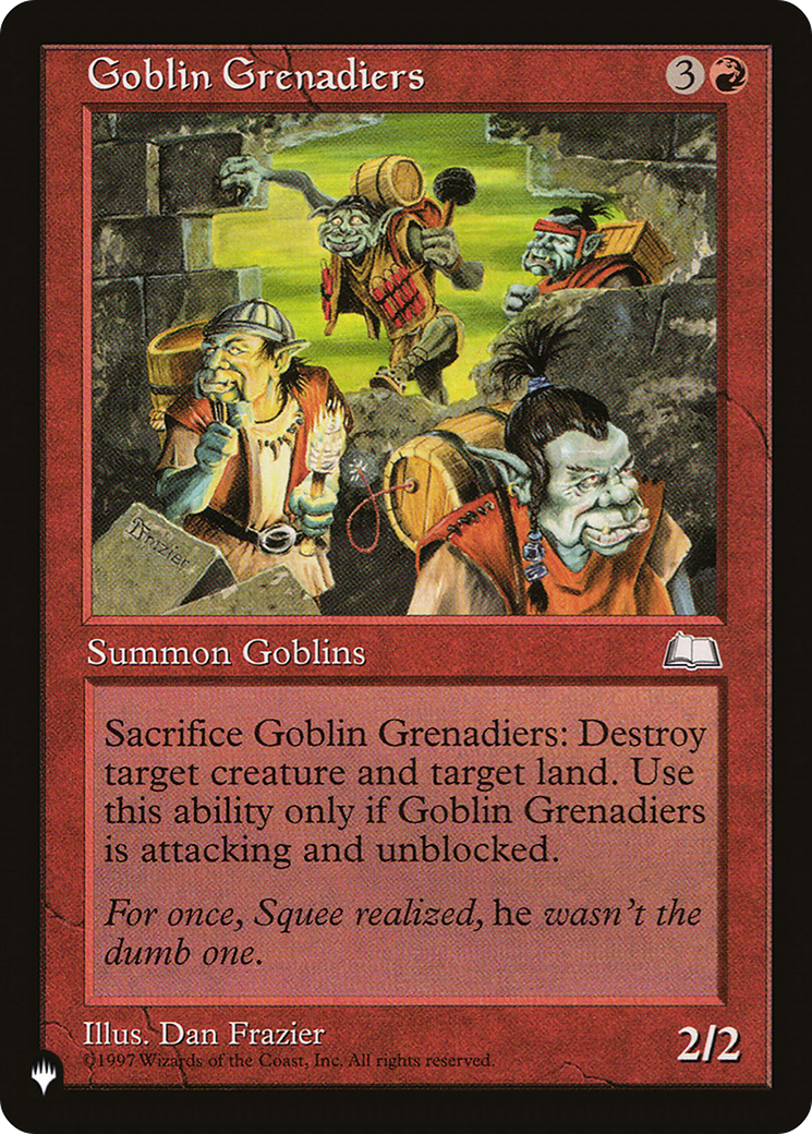 Goblin Grenadiers [The List] | Magic Magpie