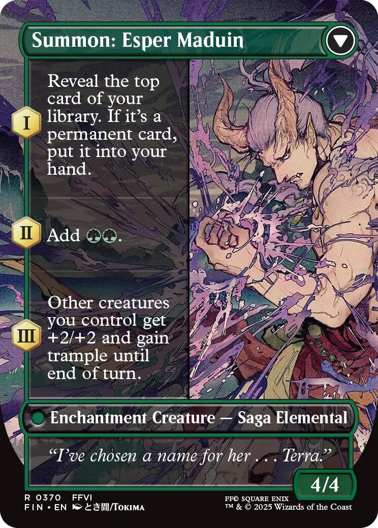 Esper Origins // Summon: Esper Maduin (Borderless) [FINAL FANTASY] | Magic Magpie