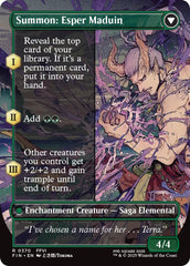 Esper Origins // Summon: Esper Maduin (Borderless) [FINAL FANTASY] | Magic Magpie