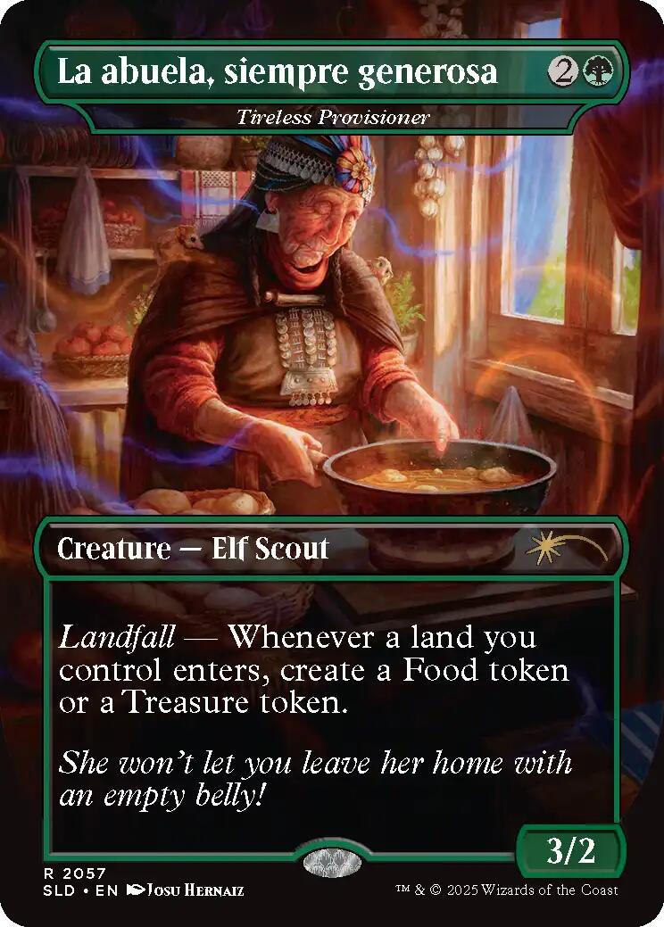La abuela, siempre generosa - Tireless Provisioner [Secret Lair Drop Series] | Magic Magpie