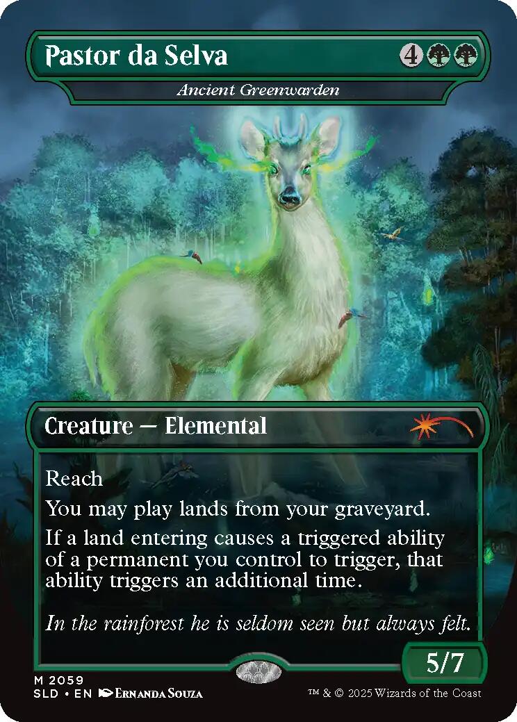 Pastor da Selva - Ancient Greenwarden [Secret Lair Drop Series] | Magic Magpie
