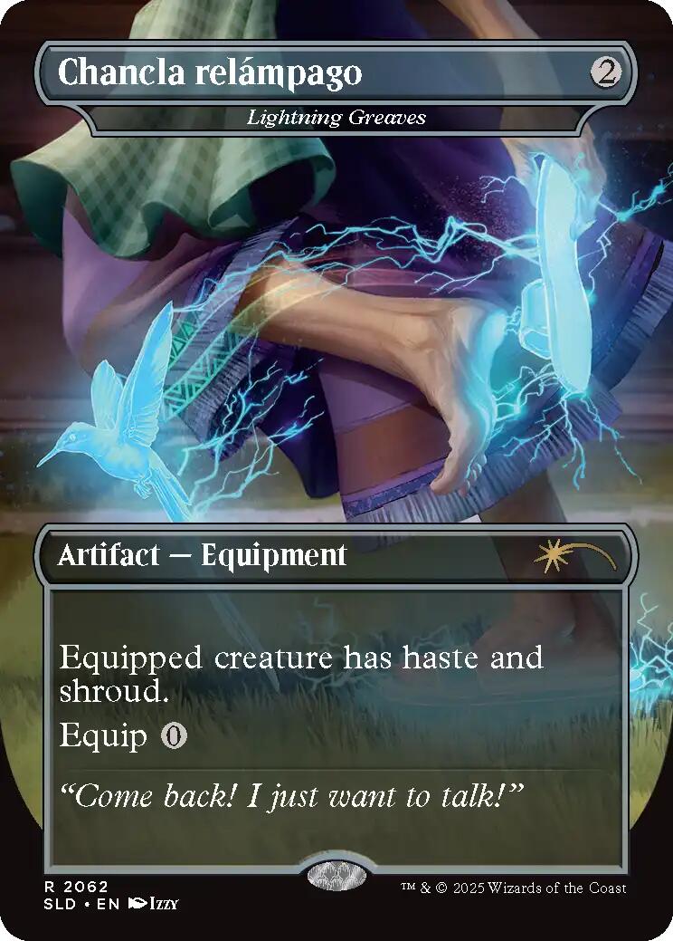 Chancla relampago - Lightning Greaves [Secret Lair Drop Series] | Magic Magpie