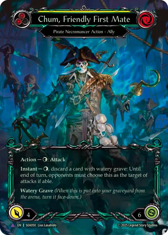 Chum, Friendly First Mate (Marvel Cold Foil) [SEA050] (High Seas)  Cold Foil | Magic Magpie