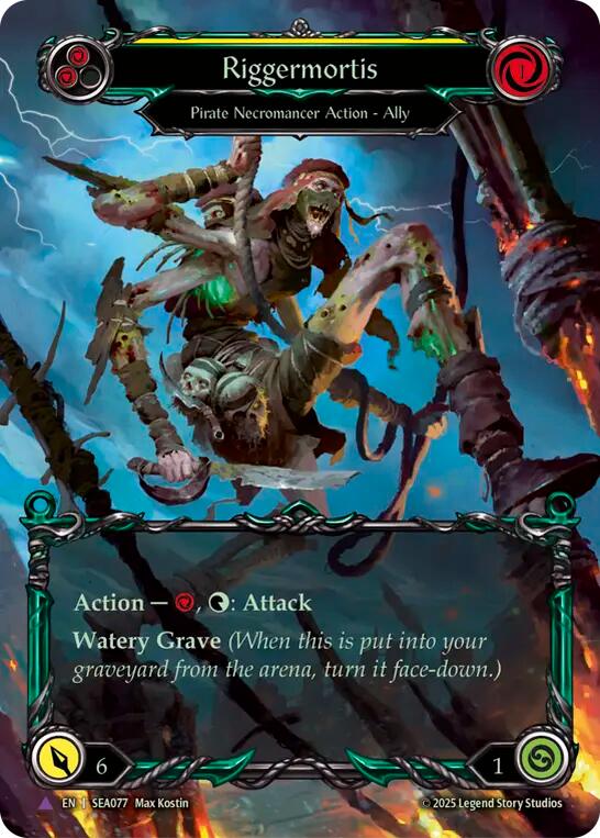 Riggermortis (Marvel Cold Foil) [SEA077] (High Seas)  Cold Foil | Magic Magpie