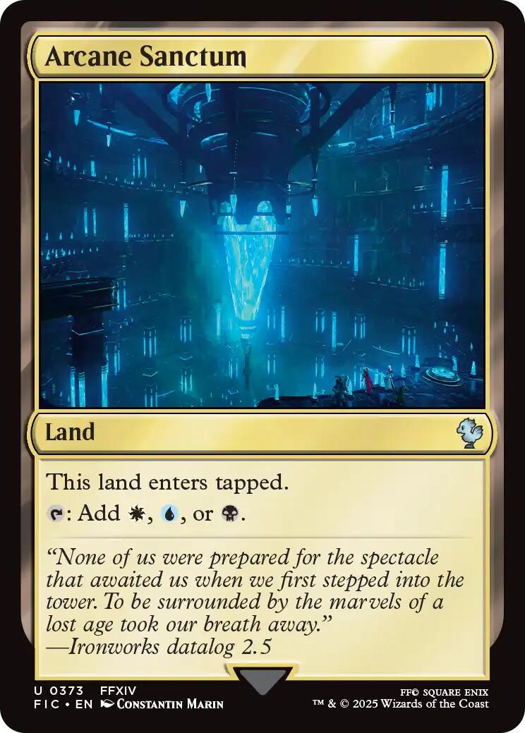 Arcane Sanctum (Surge Foil) [FINAL FANTASY Commander] | Magic Magpie