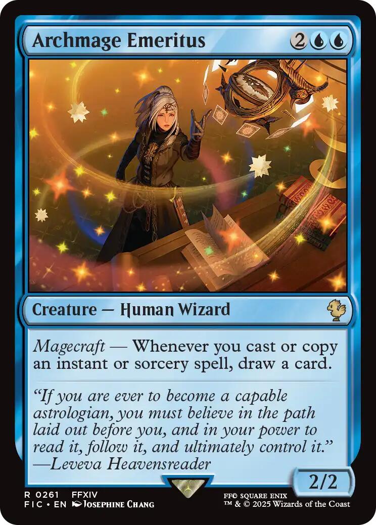 Archmage Emeritus (Surge Foil) [FINAL FANTASY Commander] | Magic Magpie