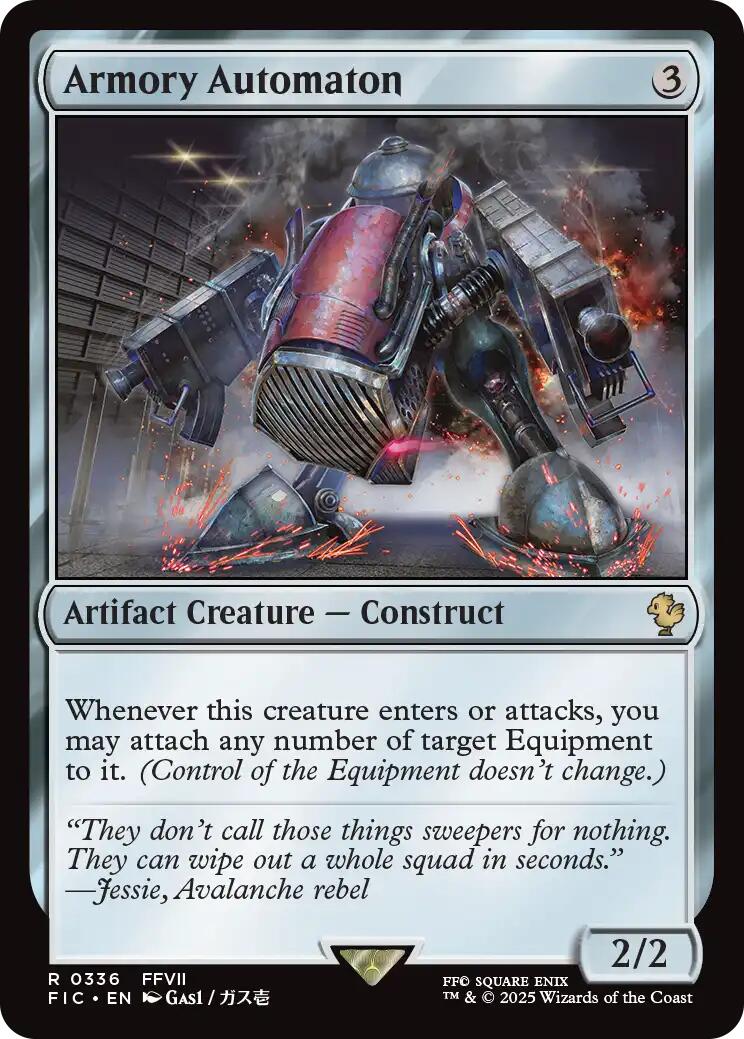 Armory Automaton (Surge Foil) [FINAL FANTASY Commander] | Magic Magpie