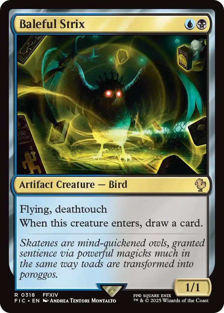 Baleful Strix (Surge Foil) [FINAL FANTASY Commander] | Magic Magpie