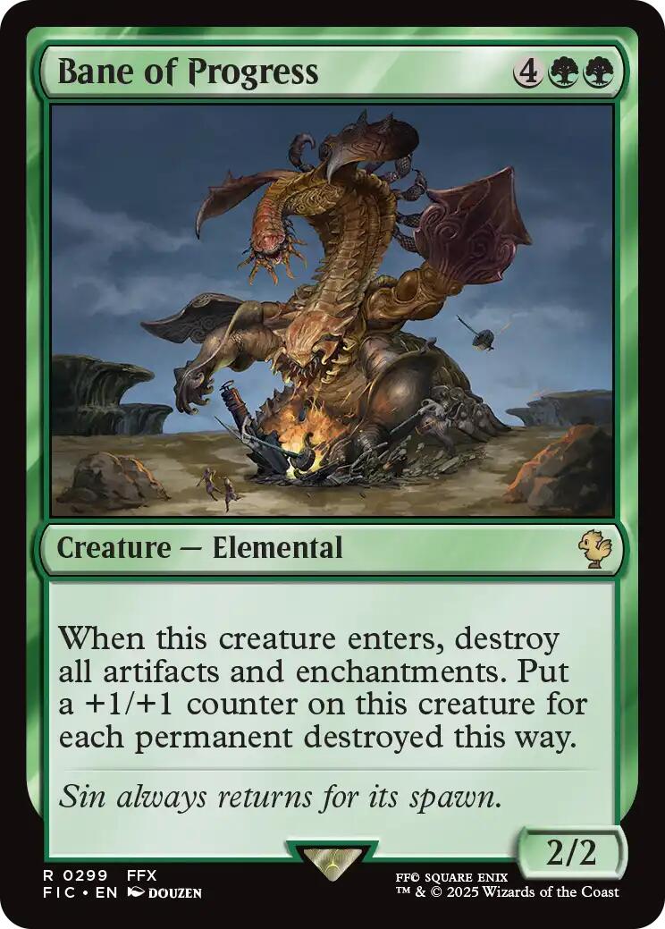 Bane of Progress (Surge Foil) [FINAL FANTASY Commander] | Magic Magpie