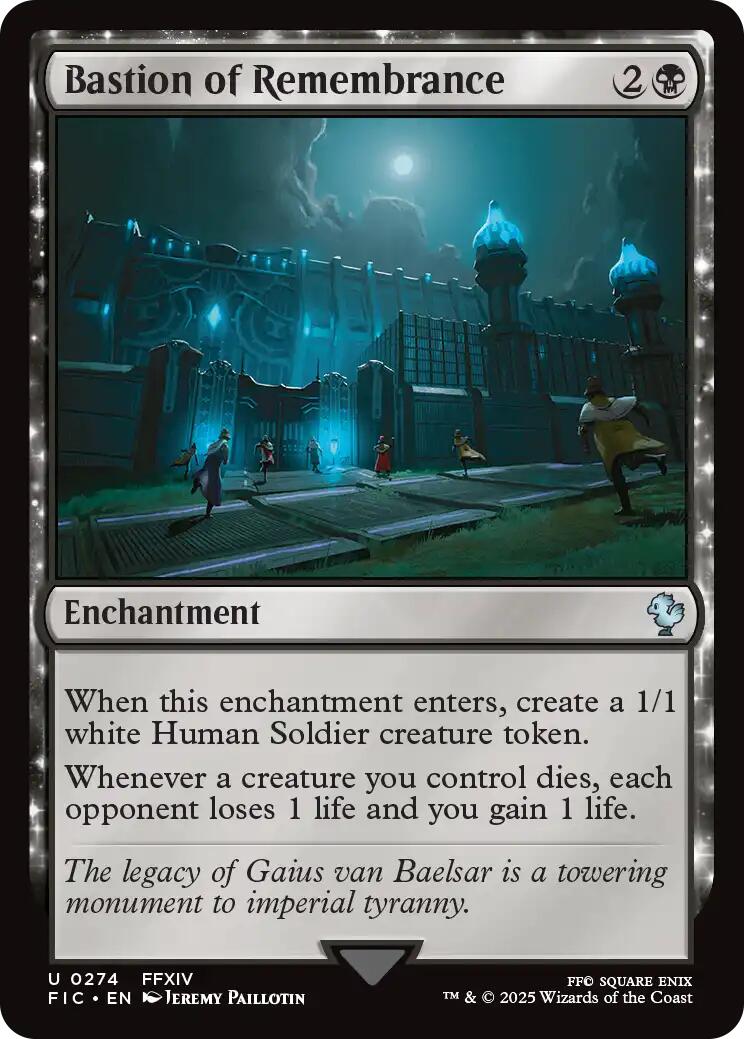 Bastion of Remembrance (Surge Foil) [FINAL FANTASY Commander] | Magic Magpie