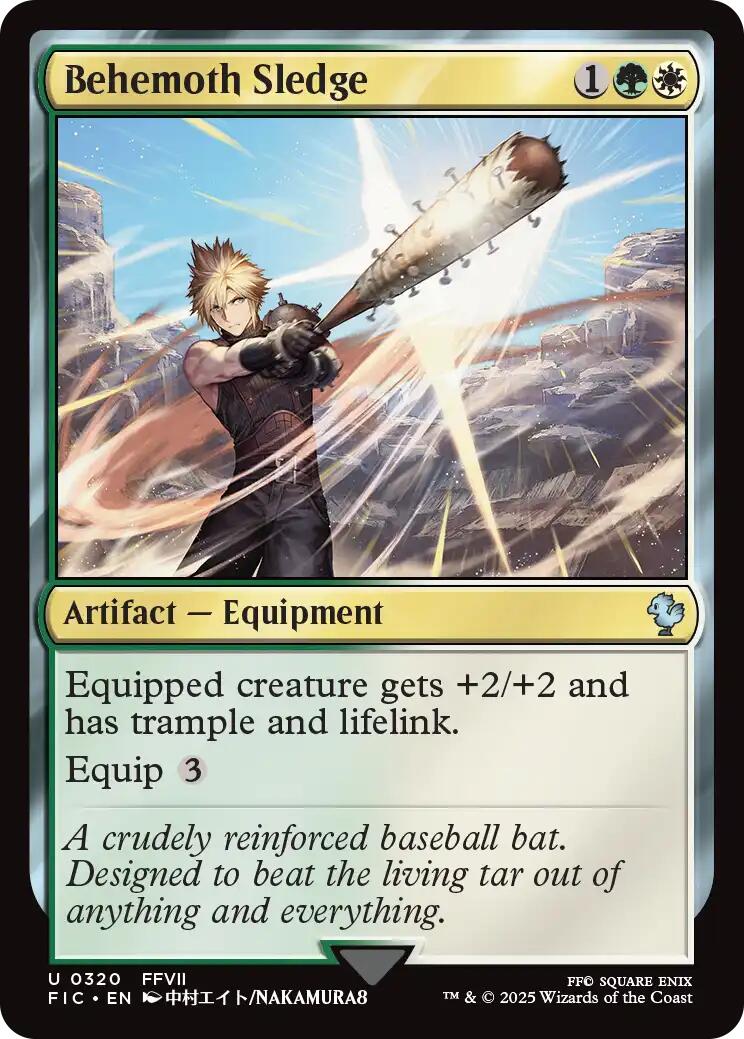 Behemoth Sledge (Surge Foil) [FINAL FANTASY Commander] | Magic Magpie