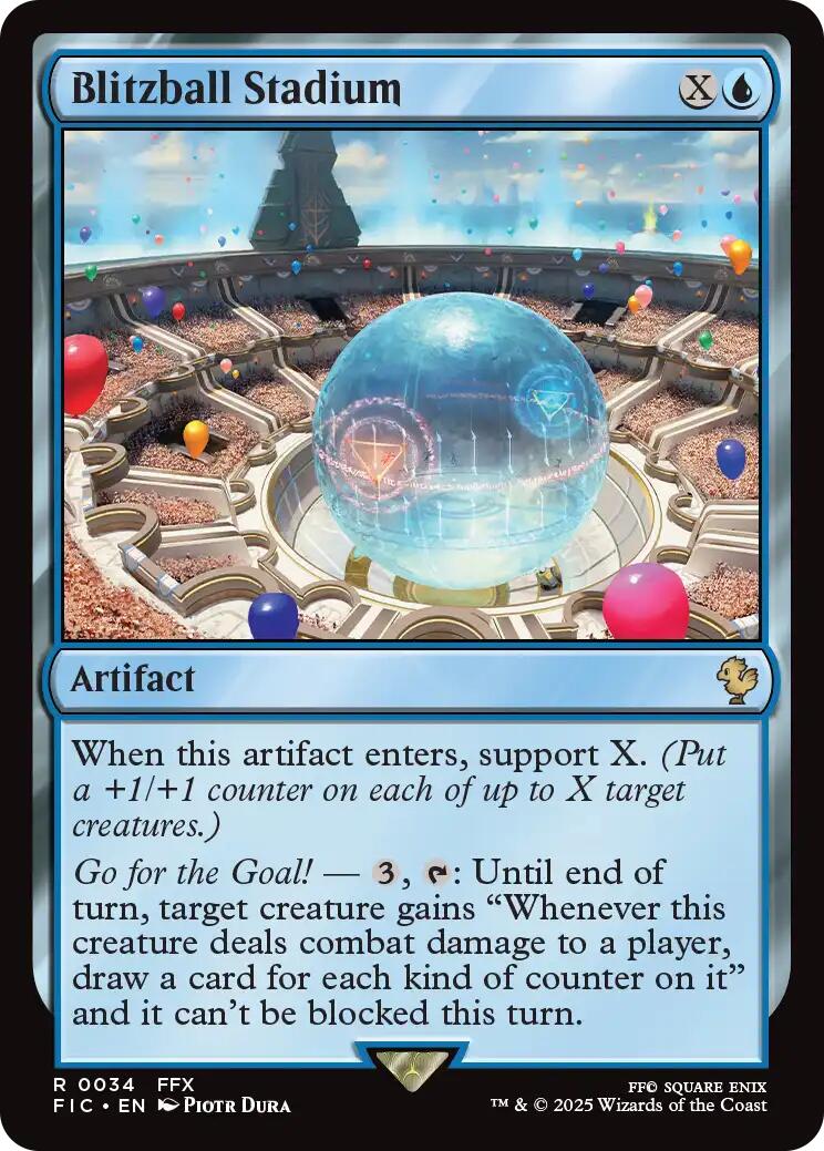 Blitzball Stadium (Surge Foil) [FINAL FANTASY Commander] | Magic Magpie