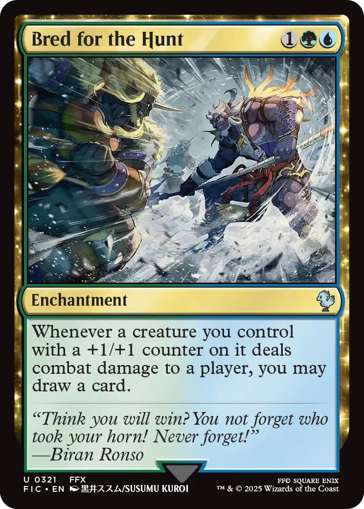 Bred for the Hunt (Surge Foil) [FINAL FANTASY Commander] | Magic Magpie