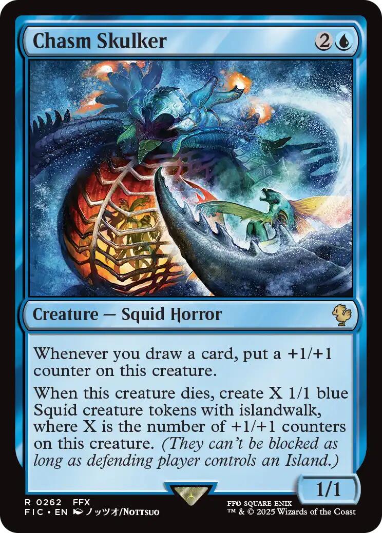 Chasm Skulker (Surge Foil) [FINAL FANTASY Commander] | Magic Magpie