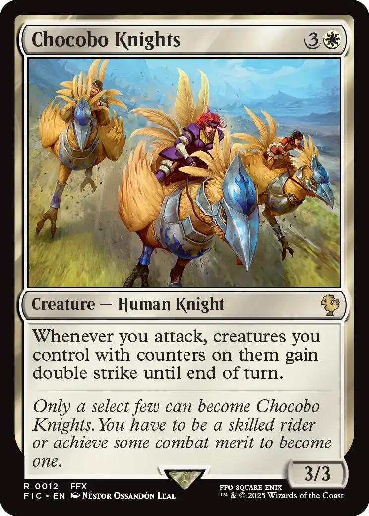 Chocobo Knights (Surge Foil) [FINAL FANTASY Commander] | Magic Magpie