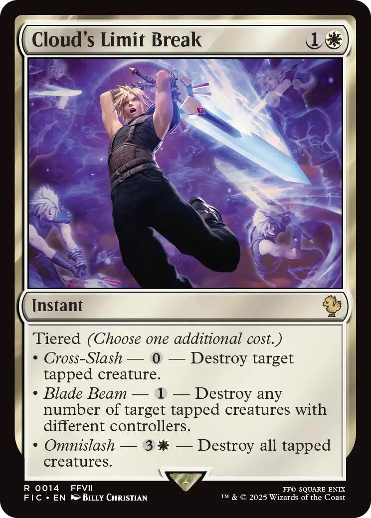 Cloud's Limit Break (Surge Foil) [FINAL FANTASY Commander] | Magic Magpie