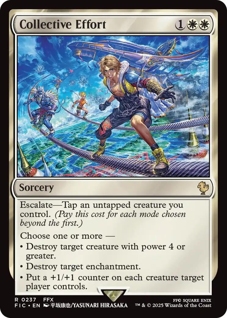 Collective Effort (Surge Foil) [FINAL FANTASY Commander] | Magic Magpie