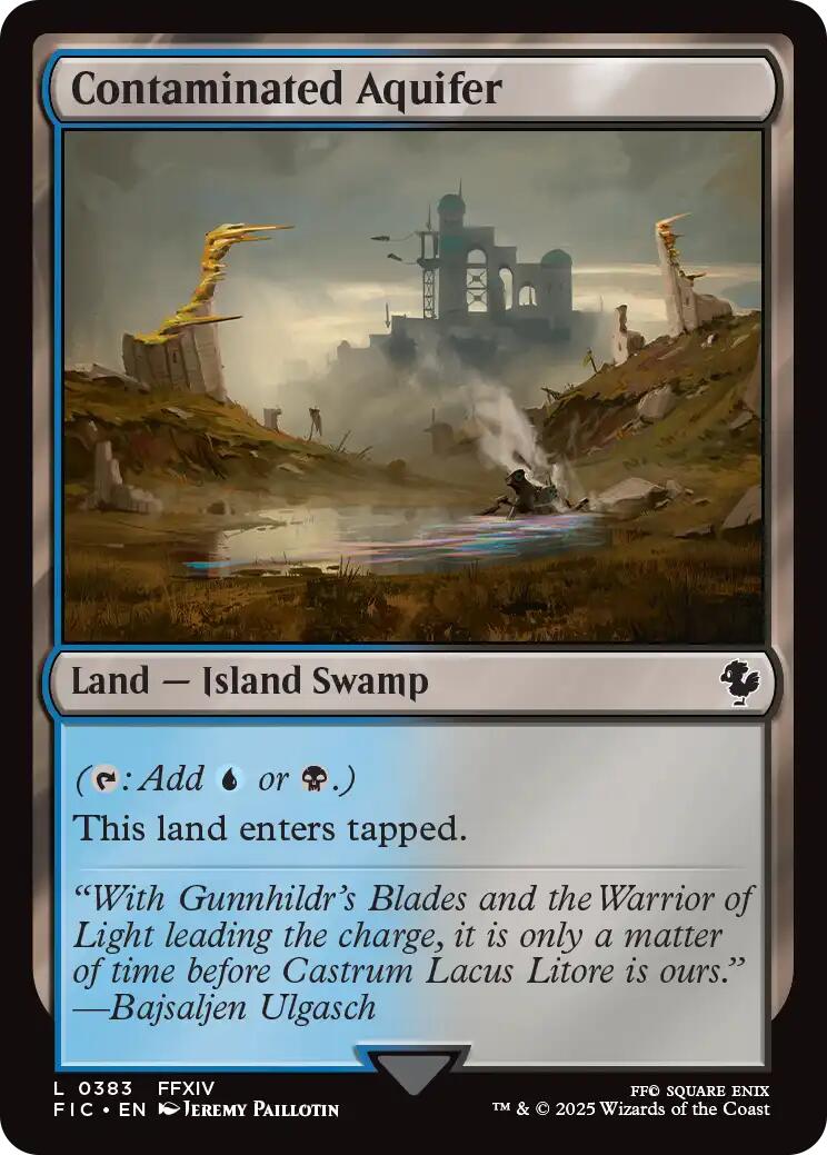 Contaminated Aquifer (Surge Foil) [FINAL FANTASY Commander] | Magic Magpie