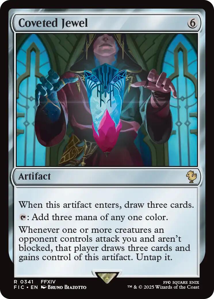 Coveted Jewel (Surge Foil) [FINAL FANTASY Commander] | Magic Magpie