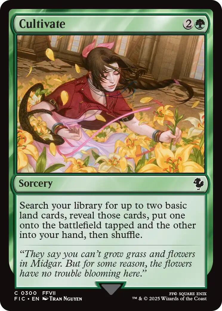 Cultivate (Surge Foil) [FINAL FANTASY Commander] | Magic Magpie