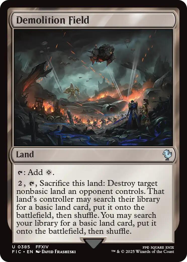 Demolition Field (Surge Foil) [FINAL FANTASY Commander] | Magic Magpie