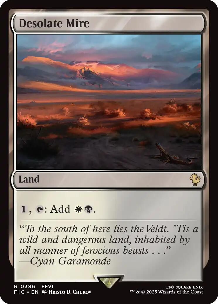 Desolate Mire (Surge Foil) [FINAL FANTASY Commander] | Magic Magpie