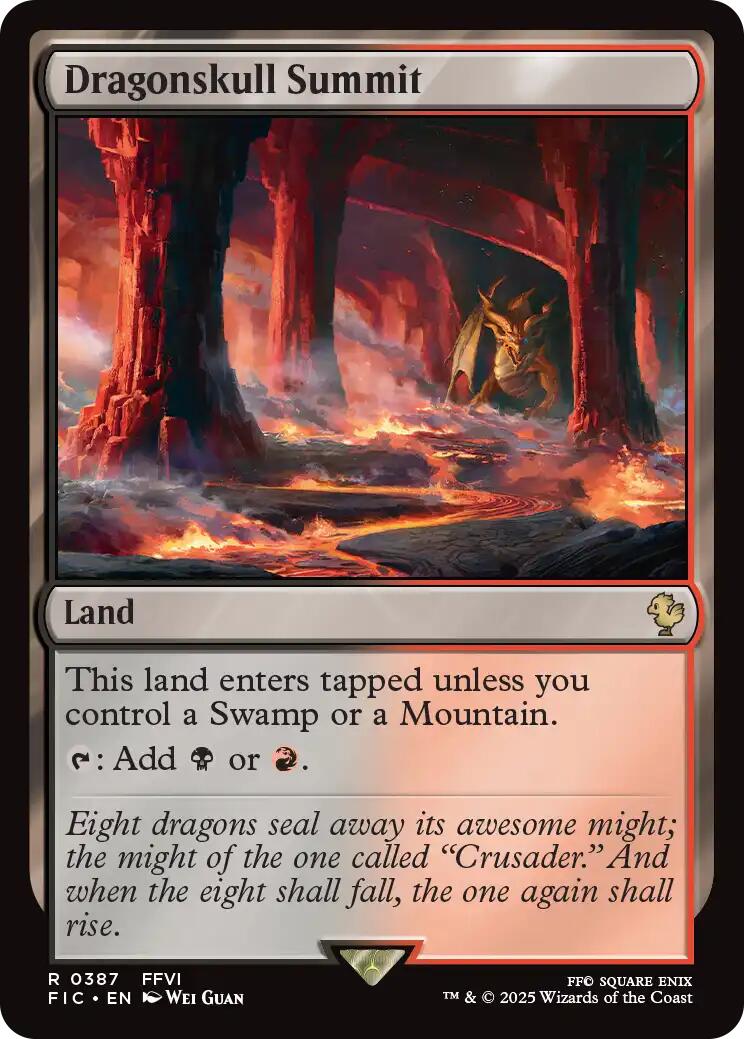 Dragonskull Summit (Surge Foil) [FINAL FANTASY Commander] | Magic Magpie