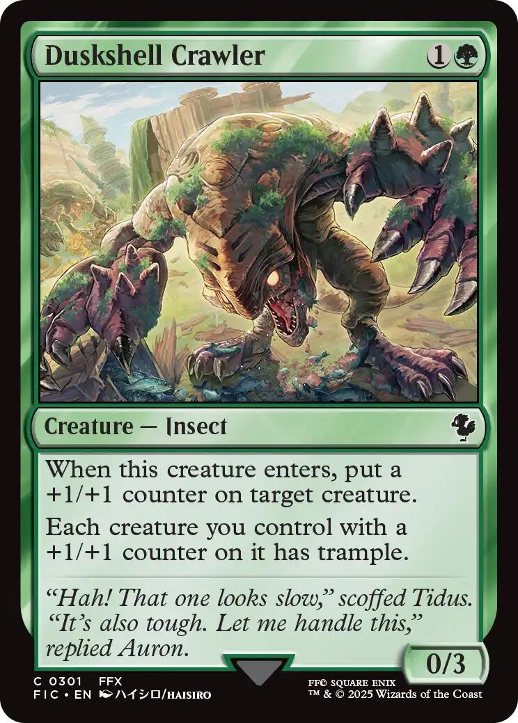 Duskshell Crawler (Surge Foil) [FINAL FANTASY Commander] | Magic Magpie