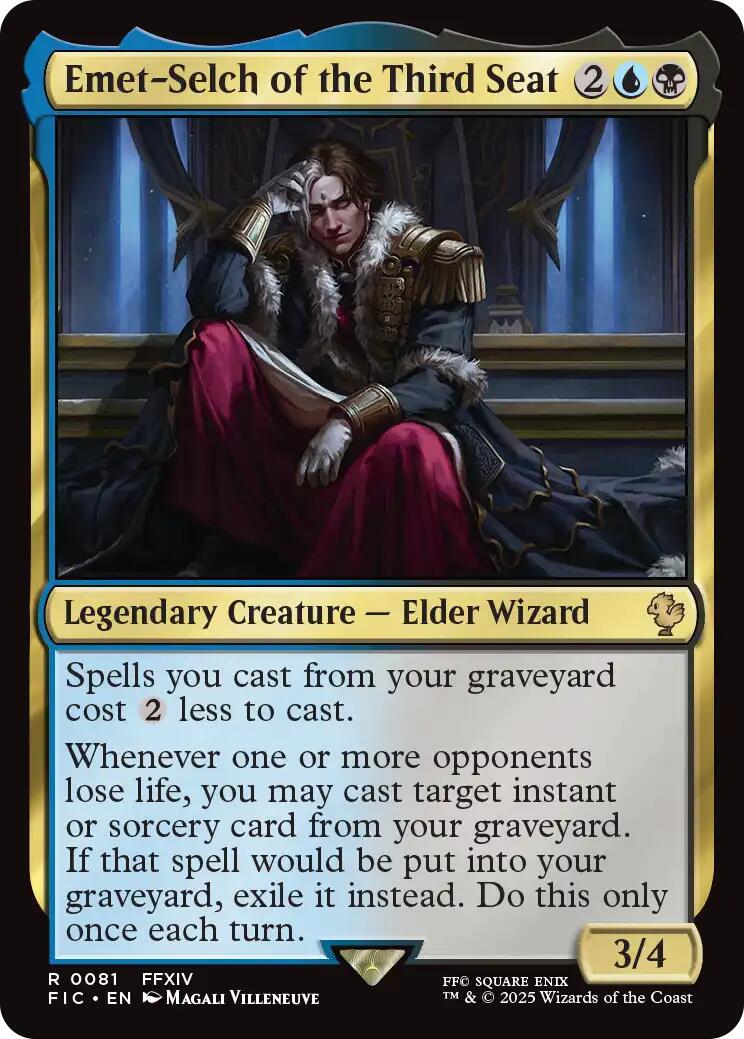 Emet-Selch of the Third Seat (Surge Foil) [FINAL FANTASY Commander] | Magic Magpie