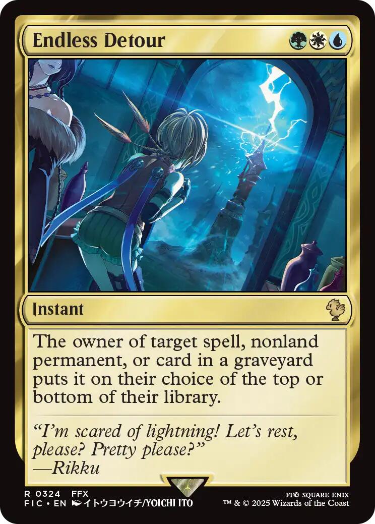 Endless Detour (Surge Foil) [FINAL FANTASY Commander] | Magic Magpie