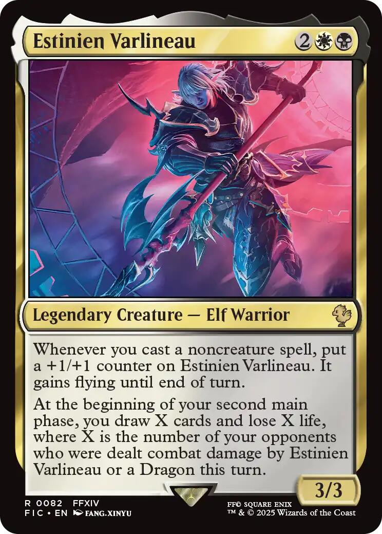 Estinien Varlineau (Surge Foil) [FINAL FANTASY Commander] | Magic Magpie