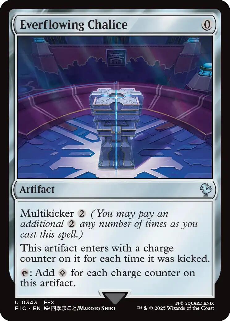 Everflowing Chalice (Surge Foil) [FINAL FANTASY Commander] | Magic Magpie
