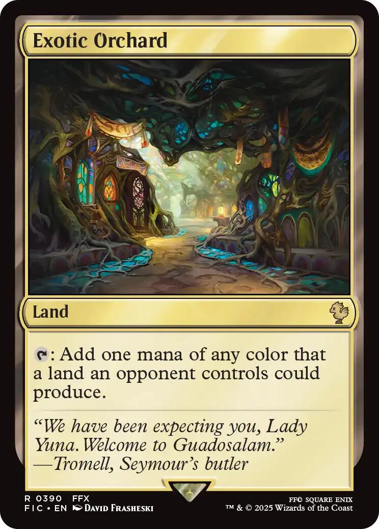 Exotic Orchard (Surge Foil) [FINAL FANTASY Commander] | Magic Magpie